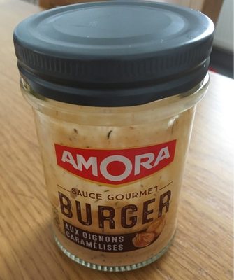Sauce gourmet burger aux oignons caramélisés front packaging