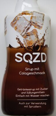 SQZD Sirup mit Colageschmack