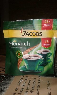 Кофе растворимый Jacobs Monarch front packaging