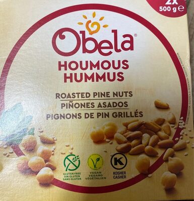 Roasted pine nuts front packaging