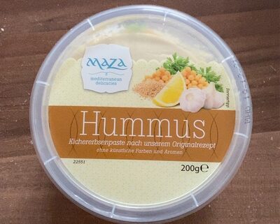 Hummus front packaging