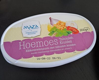 Hoemoes tabouleh front packaging