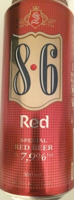 Red beer 8.6 50CL alc. 7.9%vol