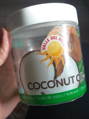 Coconut oil front packaging