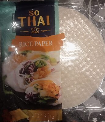 Rice paper front packaging