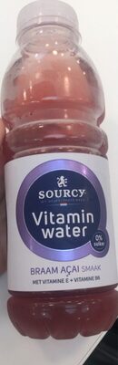 Vitamin water Braam Açai smaak front packaging