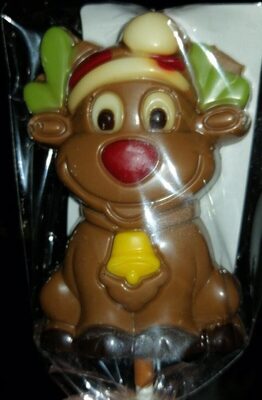 Sucette en chocolat Noël