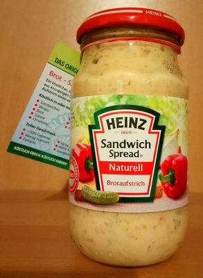 Sandwich Spread Naturell front packaging
