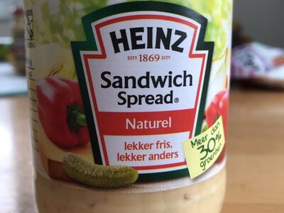 Heinz Sandwich spread naturel front packaging
