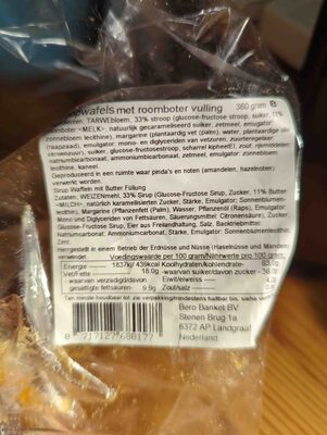 Stroopwafels met roomboter vulling