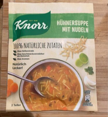 Hühnersuppe mit Nudeln front packaging