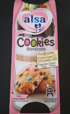 Préparation pour cookies bonbons