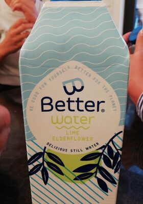 BETTER Water front packaging