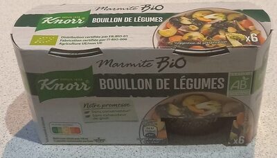 Bouillon de légumes front packaging