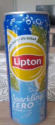 Lipton ice tea sparkling zero front packaging