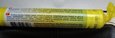 Dextrose lemon nutrition facts table
