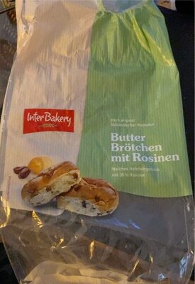Butter Brötchen mit Rosinen