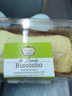 Bizcocho de limon front packaging