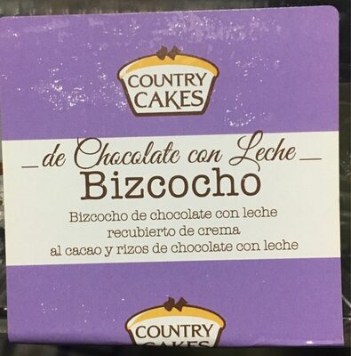 Bizcocho de chocolate con leche
