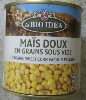 Maïs doux en grains sous vide