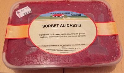 Sorbet au cassis