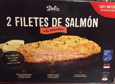 Filetes de Salmón a la munière