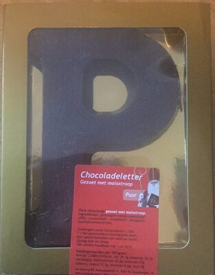 Chocoladeletter