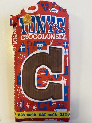 Tony’s Chocolonely Chocolate front packaging