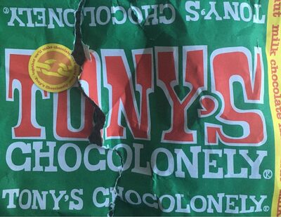 Tony's chocolonely hazlenut milk chocolate