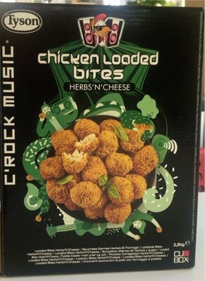 Chicken Loaded Bites (herbs’n’cheese)