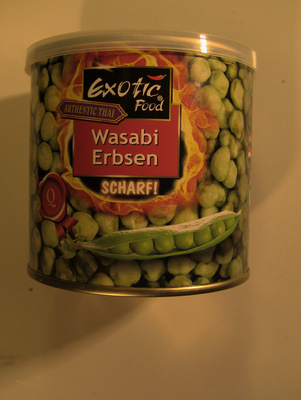 Wasabi Erbsen scharf
