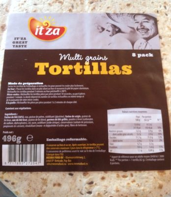 Multi grains tortillas