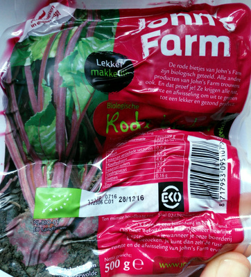 Biologische rode bieten