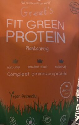 Fit green protein front packaging