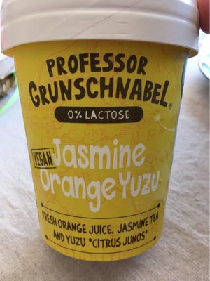 Glace vegan jasmin yuzu orange front packaging