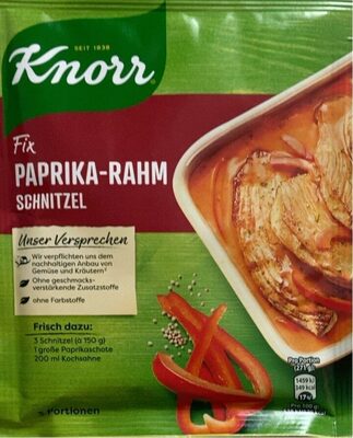 Fix Paprika-Rahmschnitzel