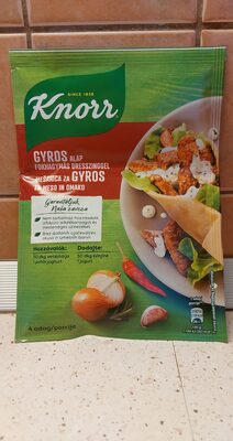 Gyros alap fokhagymás dresszinggel