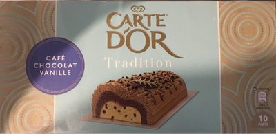 Carte D'or Bûche Glacée Café Chocolat Vanille 1l