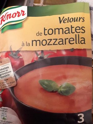 Velours de tomates à la mozzarella