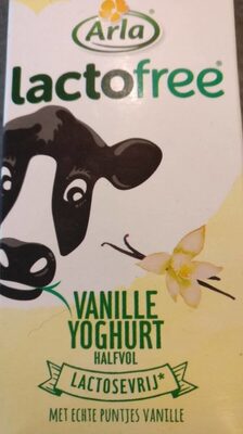Lactofree vanilleyoghurt halfvol
