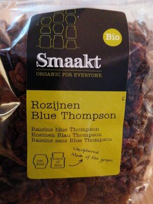 rozijnen Blue Thompson front packaging