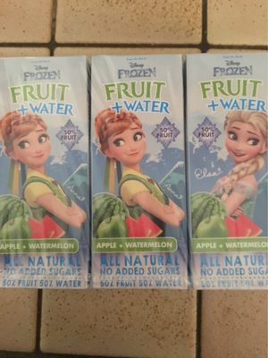 Fruit + Water, Apple + Watermelon