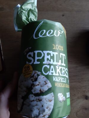 Spelt cakes wafels whole grain Bio front packaging