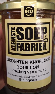 Groentenknoflookbouillon front packaging