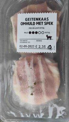 Geitenkaas omhuld met spek