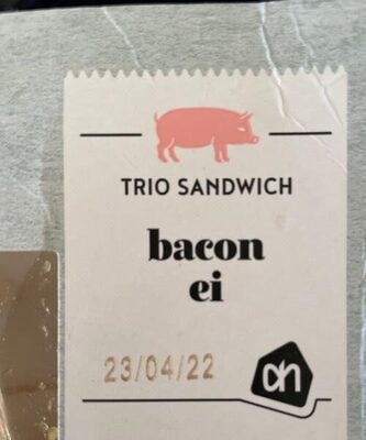 Trio Sandwich - bacon and egg