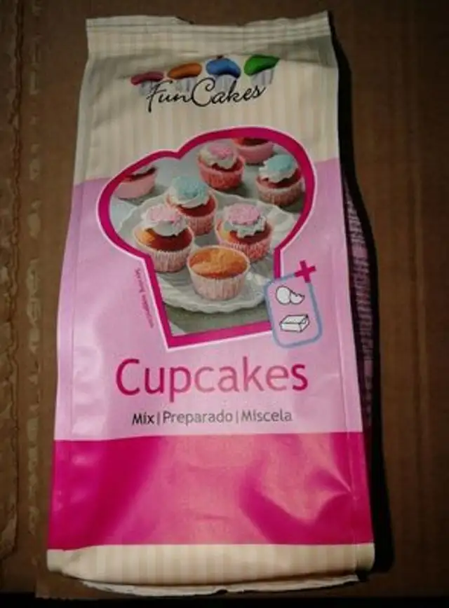 Préparation Cupcakes - 500G - Funcakes front packaging