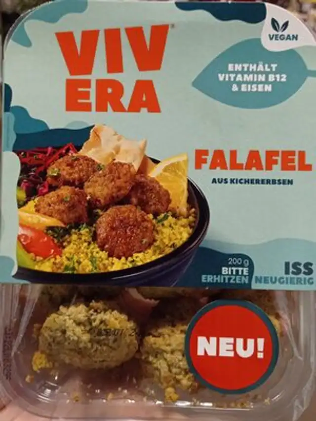 Falafel front packaging