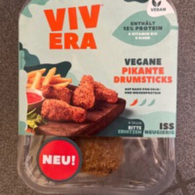 Vegane pikante drumsticks