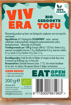 Bio tofu gerookt